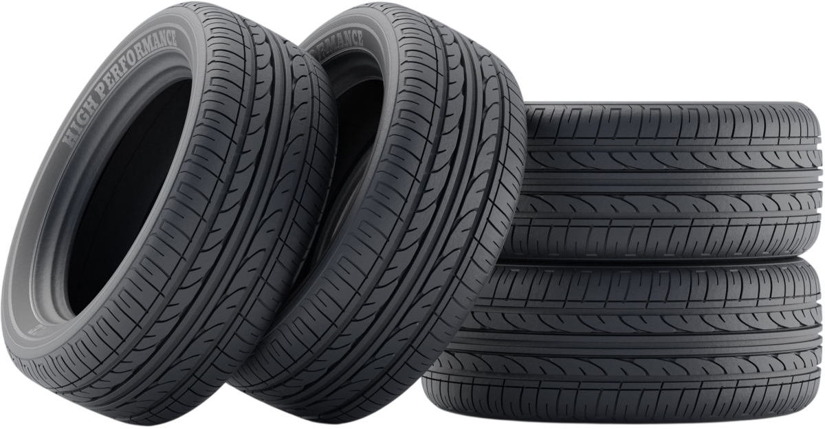 Rows of new tires at a Point S shop